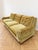 1950s Vintage Green Velvet and Wood Sofa, 1950s For Sale - Image 5 of 9