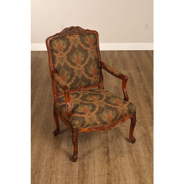 French Woodmark Originals Italian Rococo Style Pair of Armchairs For Sale - Image 3 of 18