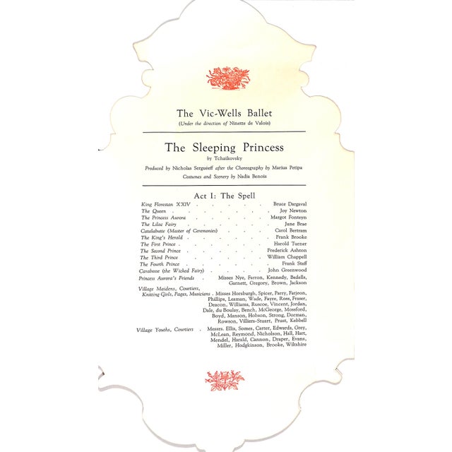 Royal Gala Performance at Royal Covent Garden Programme W/ Rex Whistler Design, 1939 For Sale In New York - Image 6 of 9