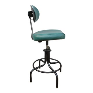Vintage Industrial Drafting Stool For Sale