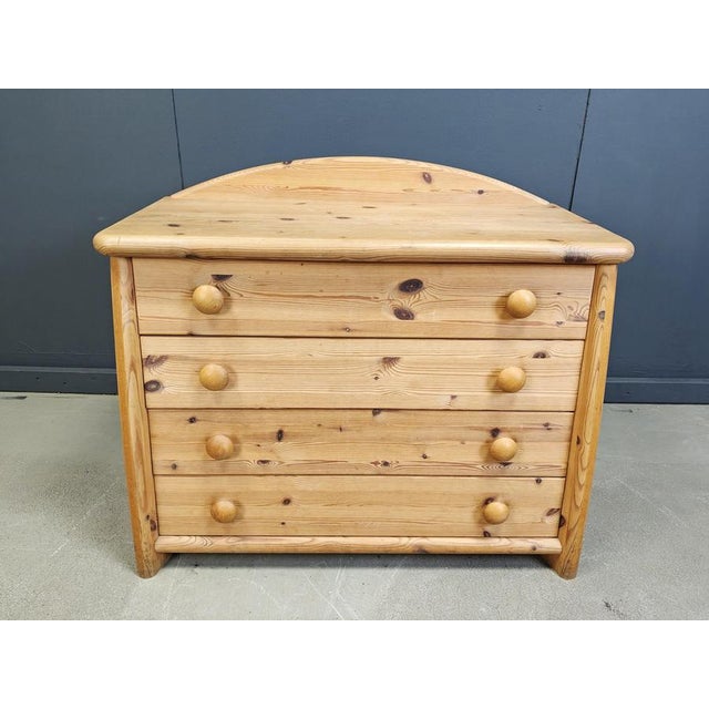 Scandinavian Pine Chest of Drawers, 1980s For Sale - Image 13 of 15