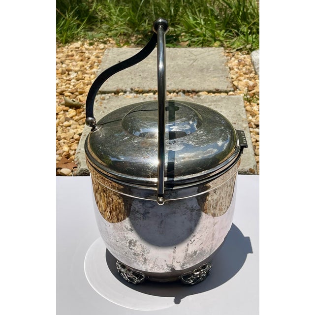 Early 20th Century Silver-Plate Ice Bucket For Sale In Jacksonville, FL - Image 6 of 11