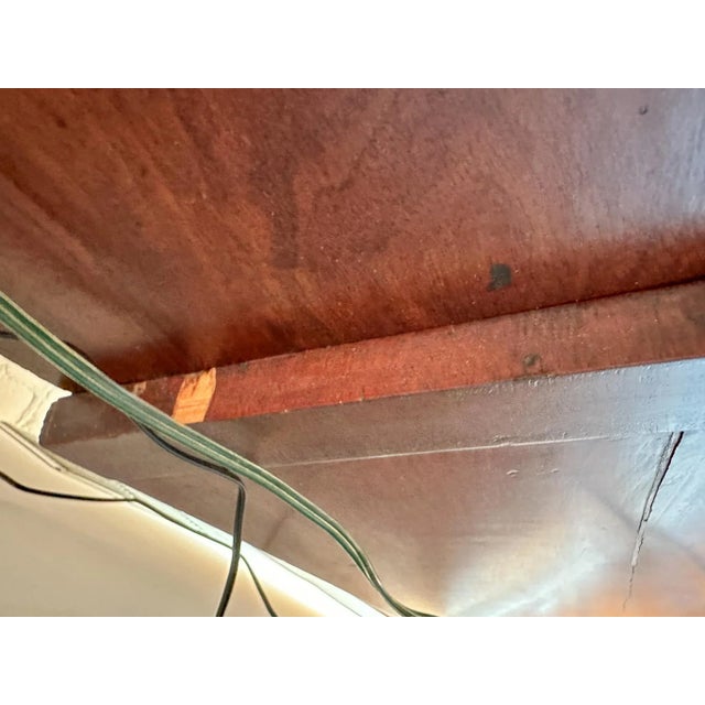 Early 19th Century Antique Federal Mahogany Secretary Writing Desk For Sale - Image 11 of 12