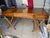 Vintage Campaign Distressed Leather Top Bamboo Executive Desk by Drexel Heritage For Sale - Image 9 of 18