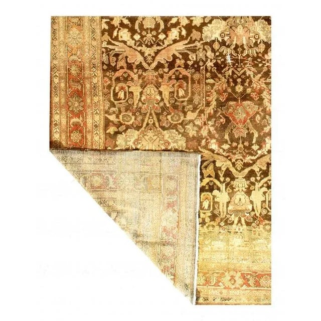 Traditional Late 19th Century Persian Antique Sultanabad For Sale - Image 3 of 12