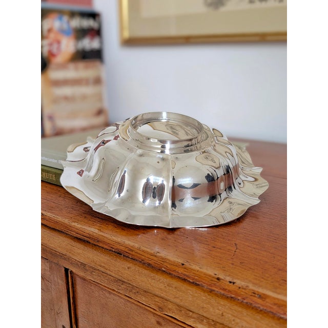 Antique Silver Plated York Flower Shaped Bowl by James Duncan, 1900s For Sale - Image 10 of 15