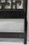 Black Vintage Chinoiserie Black Gold Ebonized Chinese Fretwork Queen Sz Bed Headboard For Sale - Image 8 of 14