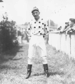 1935 Jockey Smoky Saunders Equestrian Photograph