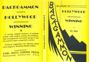 Backgammon As Played In Hollywood w/ Instructions For Winning