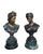 2000 - 2009 Pair of Bronze and Marble Greek Bust For Sale - Image 5 of 8