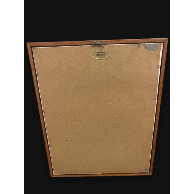 1970s Vintage Framed Print Painting by Artist Jon Helland 15 × 12 For Sale - Image 5 of 5