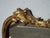 Vintage French Rococo Louis XV Gold Wall Mantle Mirror Scrolled Flourishes For Sale - Image 9 of 11