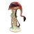Mid 20th Century California Pottery Ceramic Grazing Tropical Pink Flamingo Figurine Statue For Sale