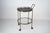 Mid-Century Round Brass and Marble-Effect Glass Bar Cart, Italy, 1950s For Sale - Image 6 of 15