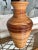 1970s Vintage Coastal Split Reed Rattan Vase For Sale - Image 5 of 9