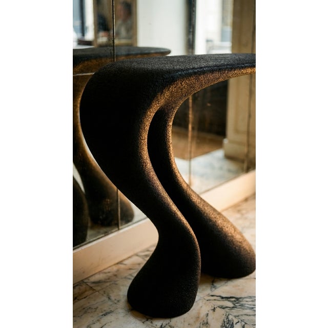 Not Yet Made - Made To Order Sculptural 3D-Printed Sand Console Table by Blacksand Lab For Sale - Image 5 of 6