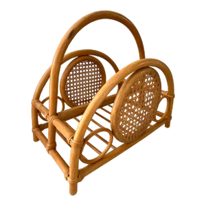 Rattan Bamboo and Cane Magazine Rack
