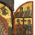 Antique 18thC Greek Orthodox Triptych Icon Virgin Mary & Saints Egg Tempera 1700 For Sale - Image 14 of 18