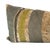 GALBRAITH & PAUL Hand-Painted Velvet Lumbar Pillow | Striped | Blue, Chartreuse, Champagne A stunning lumbar pillow...