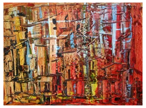 Nikolay Soikan, City 14, 1964, Monotype