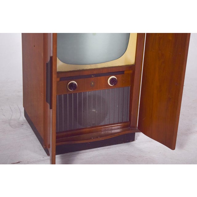 Antique Bush Radio Television Cabinet For Sale - Image 10 of 13