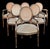 Mid 20th Century Set of Six W. & J. Sloane Louis XVI Revival Walnut Oval Back Dining Armchairs, Mid-Century For Sale - Image 5 of 17