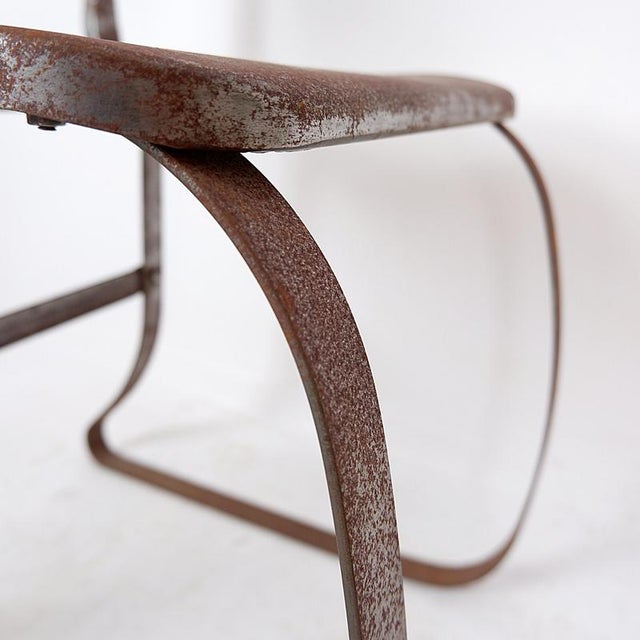 Vintage Industrial Health Chair, 1930s For Sale - Image 12 of 15