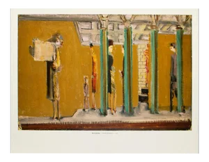 2003 After Mark Rothko "Untitled (Subway)" Poster