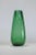 Elegant emerald Murano vase in bullicante glass, blown using the technique of controlled bubbles. 10.5" high by 4.75"...