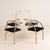 Vintage Chairs in Acrylic and Brass from Belgo Chrome, 1980s, Set of 4 For Sale - Image 4 of 11