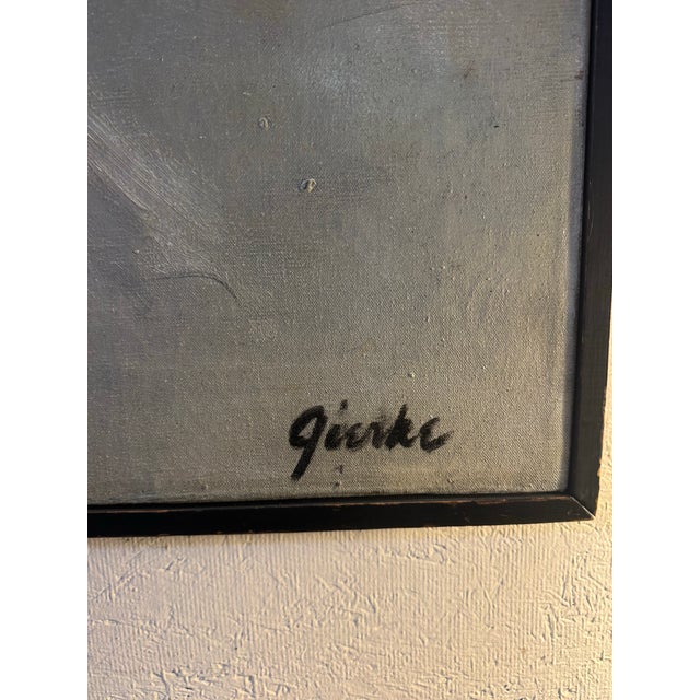 Abstract Oil Painting on Canvas Signed by Sandra Gierke Sandra Gierke (American, 20th C) Abstract, oil on canvas, signed...