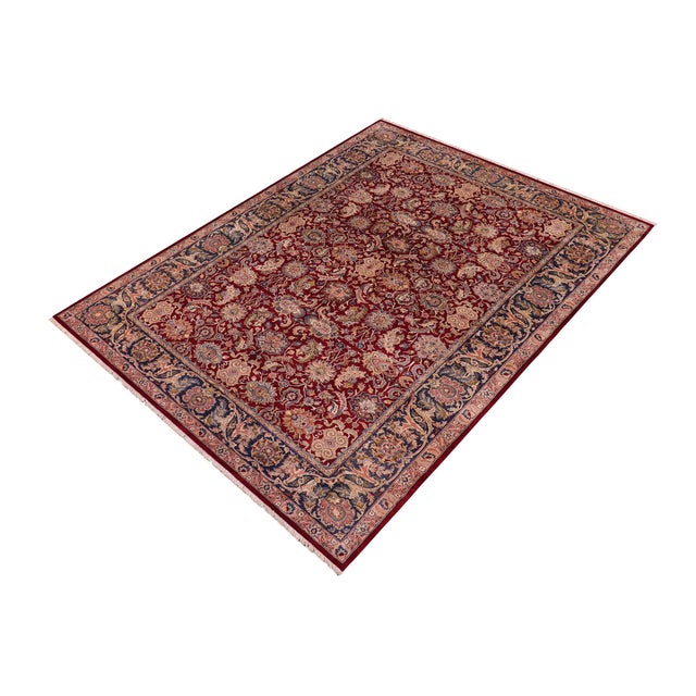 Designed with mesmerizing intricacy and gorgeous color palette, this hand-knotted masterpiece demonstrates the beauty and...