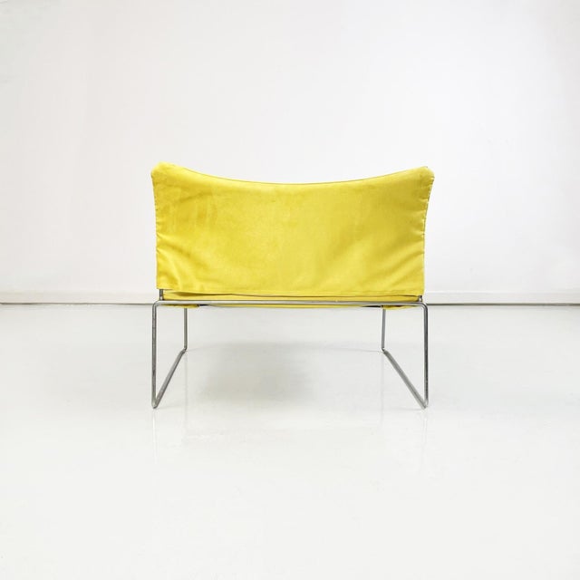 1970s Italian Modern Yellow Model Saghi Dining Chair attributed to Kazuhide Takahama for Gavina, 1970s For Sale - Image 5 of 15