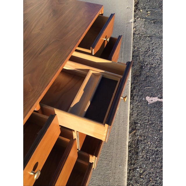 1950s Mid-Century 1950s Walnut Drexel Declaration Dresser For Sale - Image 5 of 12