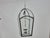 Pair of Large French 1900s Iron Lanterns with Rippled Glass, Rewired for USA For Sale - Image 10 of 12
