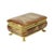 Vintage Italian Jewelry Box in Alabaster with Gold Lions Paws, 1960s For Sale - Image 13 of 13