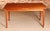 Large danish mid century extending teak dining table by am mobler, circa 1960s. 2 extension leaves stored underneath....