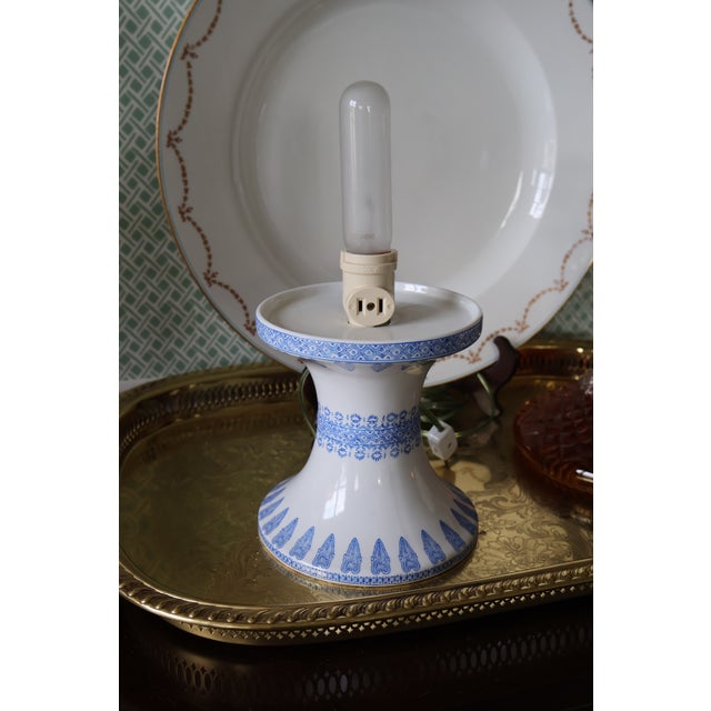 Vintage Jingdezhen Hand-Painted Eggshell Porcelain Bird-and-Flower Lantern Lamp For Sale - Image 13 of 18