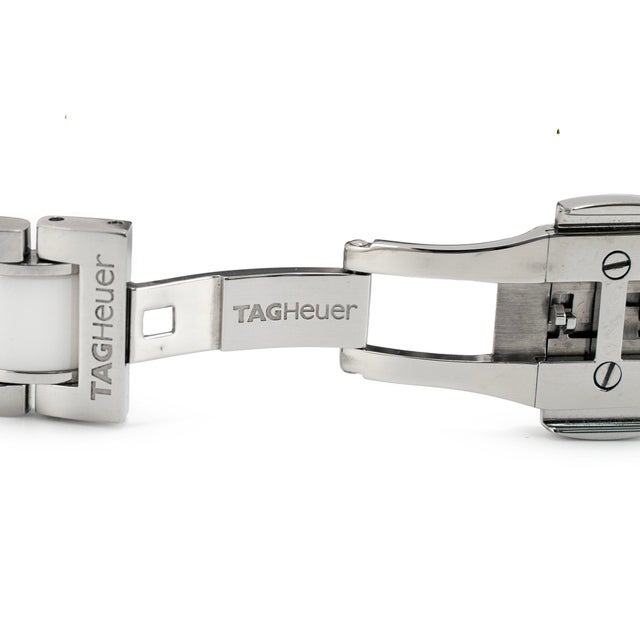 Metal Ladies Tag Heuer Formula 1 35mm Wah1215-0 Diamond Ceramic Steel Quartz Watch For Sale - Image 7 of 11