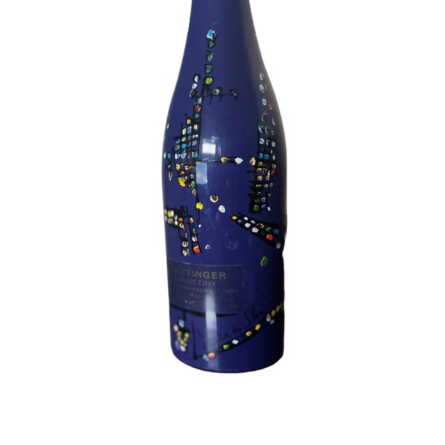 Vintage 1983 Taittinger Collect Featuring the Design of Portugese Artist Maria Helena Viera Da Silva For Sale - Image 4 of 7