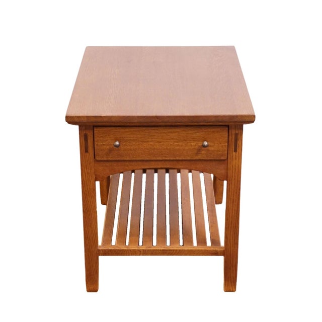 Mission Lexington Bob Timberlake Arts and Crafts Collection Mission Style 22" Accent End Table For Sale - Image 3 of 11
