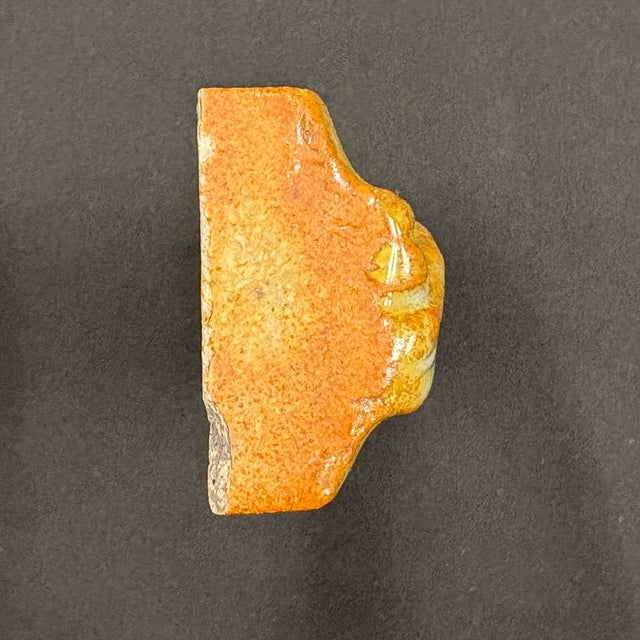 2020s Beige Glazed Ceramic Woven Decorative Liner For Sale - Image 5 of 5