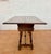 Spanish Carved Wood Drop-Leaf Table with Iron Stretcher, 1940 For Sale - Image 12 of 14