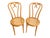 Vintage 1960s Mid-Century Radomsko Thonet Style "Sweetheart" Bentwood Cane Chairs - A Pair For Sale - Image 17 of 17