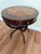 Mid-Century Regency Mahogany Drum Table With Lion Head Pulls For Sale - Image 4 of 16