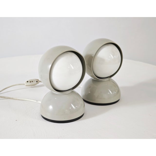 Eclisse Italia Table Lamps by Vico Magistretti for Artemide, 1965, Set of 2 For Sale - Image 10 of 18