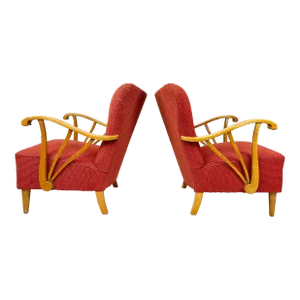 1940’s Swedish Lounge Chairs - a Pair