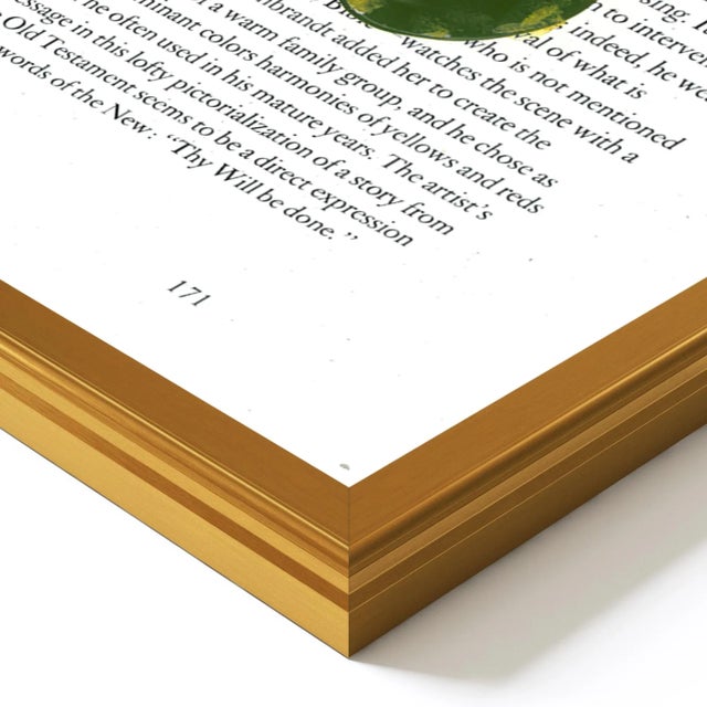 DESCRIPTION: Green Dots by Virginia Chamlee in Gold Frame, XS Art Print SPECIFICATIONS: Type: Giclée Art Print on Matte...