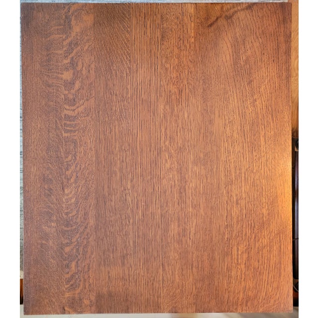 Stickley Stickley Mission Collection Oak Spindle Side Table For Sale - Image 4 of 10