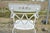Vintage Wrought Iron Salterini Style Garden Patio Dining Set - 5 Pc Set For Sale - Image 12 of 12